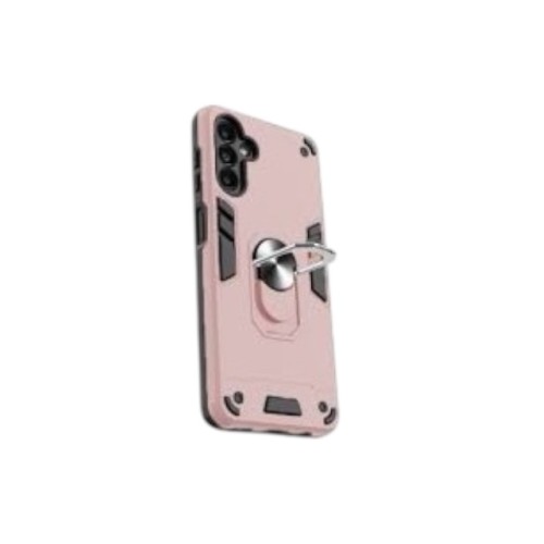  Armor Case Ring Back Cover Συνθετική Ανθεκτική Ροζ (Galaxy A36/ A56)