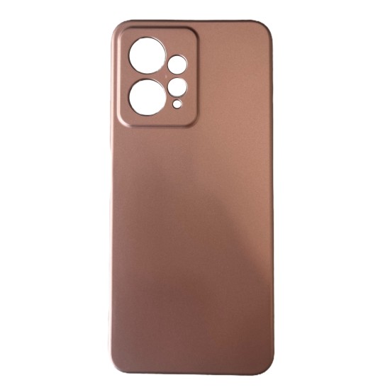 Redmi Note 12 4G Silky and Soft Touch Finish TPU 2mm Silicone Back Cover Case Ροζ Χρυσό (oem)