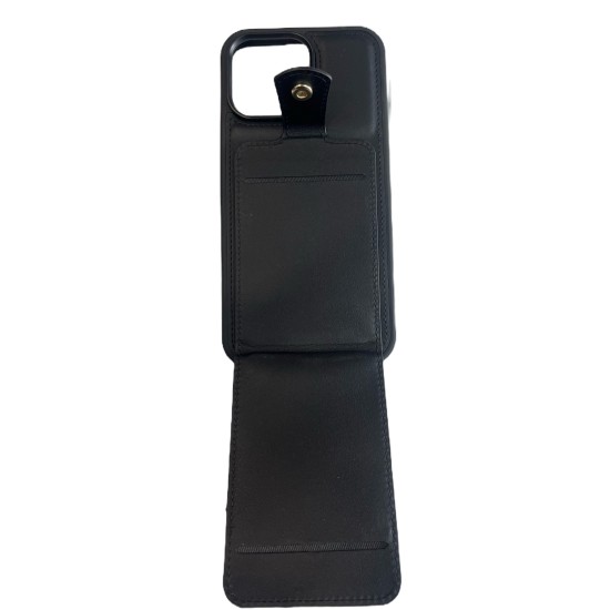 Card Back Cover Μαύρο (iPhone 14 Pro Max)