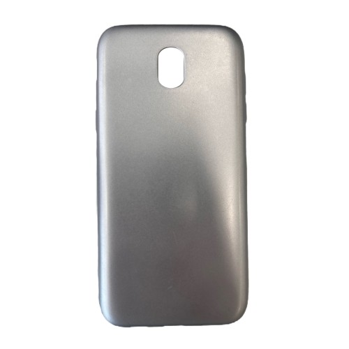 Back Cover Σιλικόνης Ασημί (Galaxy J5 2017)