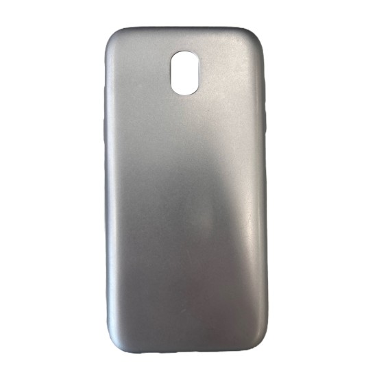 Back Cover Σιλικόνης Ασημί (Galaxy J5 2017)