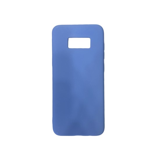 Θήκη Samsung Galaxy S8 Plus Silky and Soft Touch Silicone Μπλε Θήκη πλάτης Σιλικόνη