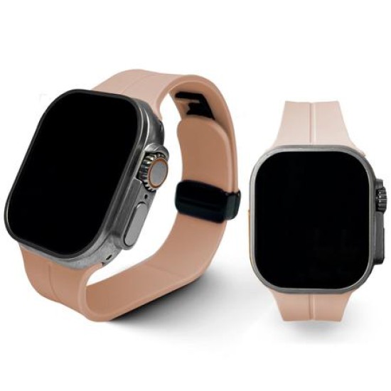 WatchBand Silicone Μαύρο Λουράκι Apple Watch 42/44/45/49mm
