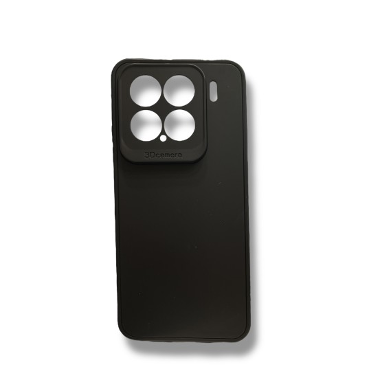  Back Cover Σιλικόνης Matte Μαύρο Xiaomi 15