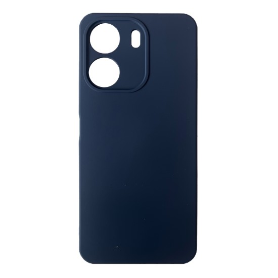 Back Cover  Soft Touch Σιλικόνης Σκούρο Μπλε (Redmi 13C)