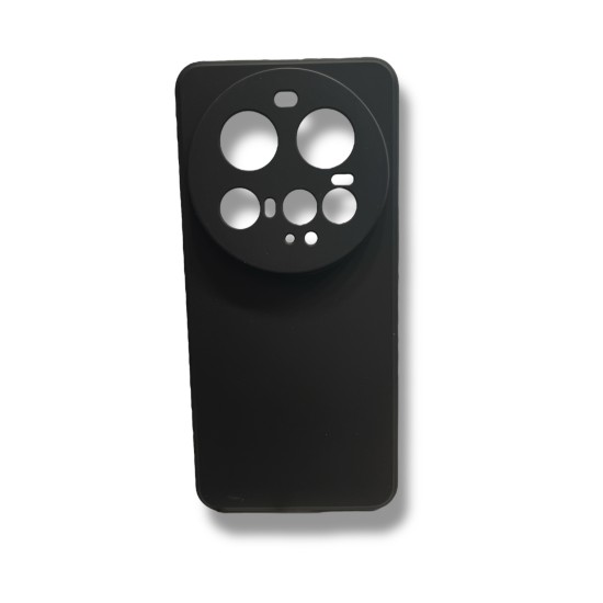  Back Cover Σιλικόνης Matte Μαύρο Xiaomi 15 Ultra