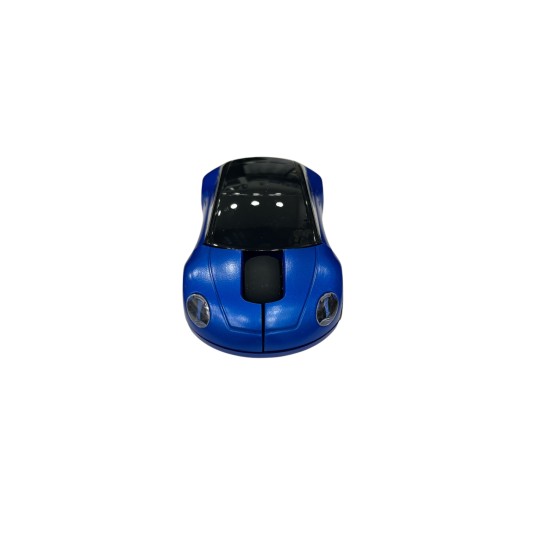 Mini Car Shape Gaming Mouse 2.4G Ανθεκτικό Ασύρματο Ποντίκι - Μπλε