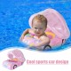 Σωσίβιο Swimtrainer με Σκίαστρο Ροζ Inflatable Aircraft Yacht 115*100cm 3+ - Ροζ
