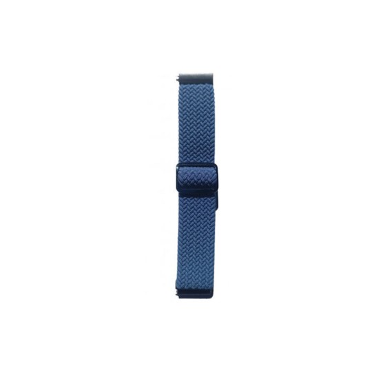 Υφασμάτινο Λουράκι για Watch 22mm Μπλε 
