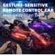 Stunt Toy Car Remote Control Stunt Cars Spray Racing Car With Light - Μπλε