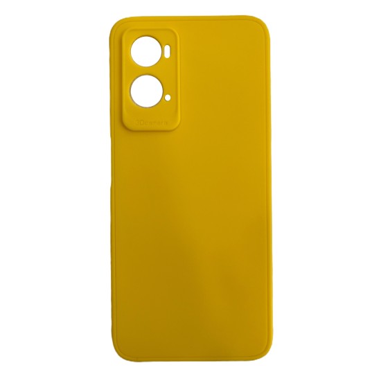 Back Cover Σιλικόνης Κίτρινο (Oppo A36, Oppo A76, Oppo A96)