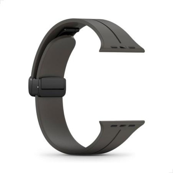 WatchBand Silicone Μαύρο Λουράκι Apple Watch 42/44/45/49mm
