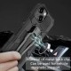 Back Clip Magnetic GPS car mount Phone Holder for iPhone 12 Pro Max - Μπλε 