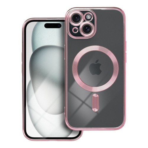 Electro Back Cover Σιλικόνης Ροζ Χρυσό (iPhone 15) Electro Back Cover Σιλικόνης Ροζ Χρυσό (iPhone 15)