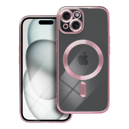 Electro Back Cover Σιλικόνης Ροζ Χρυσό (iPhone 15) Electro Back Cover Σιλικόνης Ροζ Χρυσό (iPhone 15)