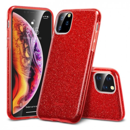 Glitter Back Cover Red (iPhone 11)