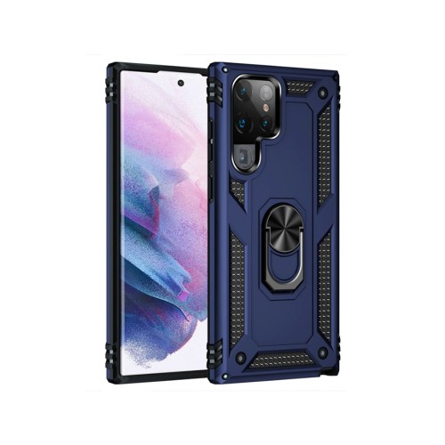 Θήκη Ανθεκτική Shockproof Armor Mπλε με Magnetic Holder – Samsung S22 ULTRA