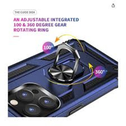 Θήκη Ανθεκτική Shockproof Armor Mπλε με Magnetic Holder – Samsung S22 ULTRA