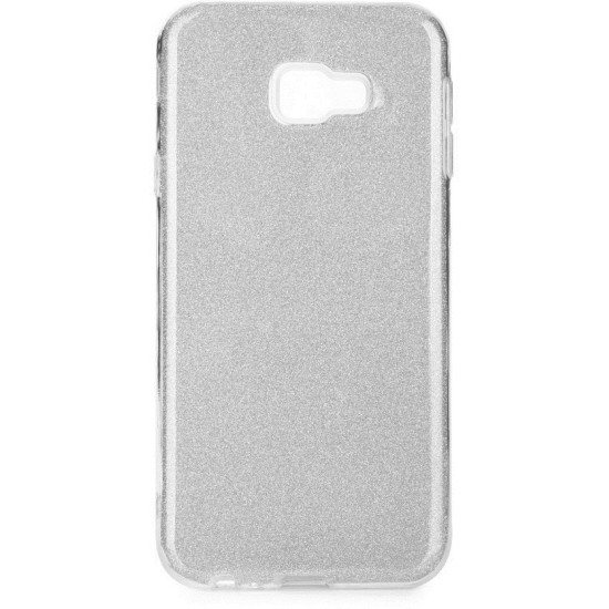 Forcell Shining Back Cover Σιλικόνης Ασημί (Galaxy J6 Plus)