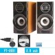 FT-2031 Ηχεία Υπολογιστή 2.0 με Ισχύ 6W σε Καφέ Χρώμα FT-2031 Ηχεία Υπολογιστή 2.0 με Ισχύ 6W σε Καφέ Χρώμα
