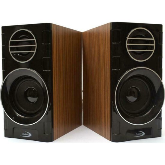 FT-2031 Ηχεία Υπολογιστή 2.0 με Ισχύ 6W σε Καφέ Χρώμα FT-2031 Ηχεία Υπολογιστή 2.0 με Ισχύ 6W σε Καφέ Χρώμα