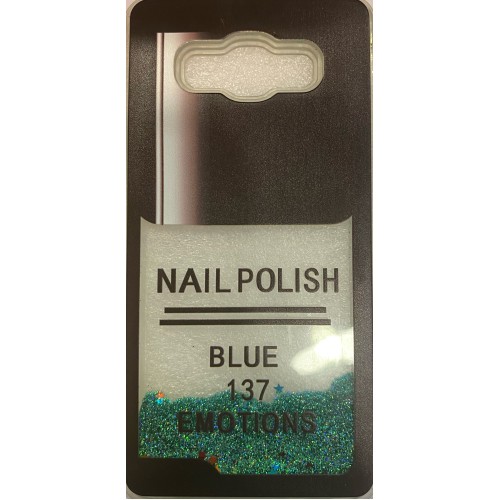 OEM Back Cover Σιλικόνης Μοτίβο Nail Blue (Galaxy J5 2016)