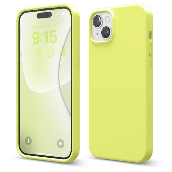 Back Cover Σιλικόνης Κίτρινο (iPhone 15) Back Cover Σιλικόνης Κίτρινο (iPhone 15)