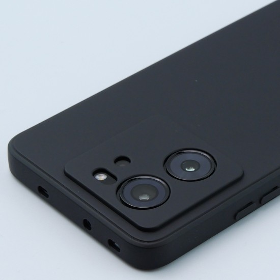  Back Cover Σιλικόνης Soft Touch Μαύρο (Poco F5)