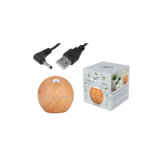 LTC υγραντήρας LXLL144 με LED φωτισμό, 130ml, εμφάνιση ξύλου LTC υγραντήρας LXLL144 με LED φωτισμό, 130ml, εμφάνιση ξύλου