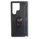 Θήκη Anti Fall for Samsung Galaxy S23 Ultra 5G back over magnetic holder ring - Μαύρη Θήκη πλάτης Σιλικόνη & Σκληρό πλαστικό