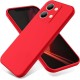 Silky Soft Back Cover Σιλικόνης Κόκκινο (Vivo Y36 (OEM))