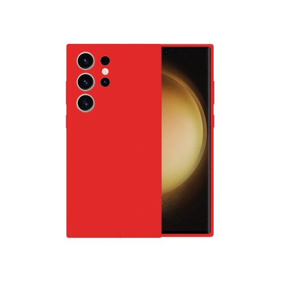 Soft Touch 2mm Back Cover Σιλικόνης Κόκκινο (Galaxy S25 Ultra)