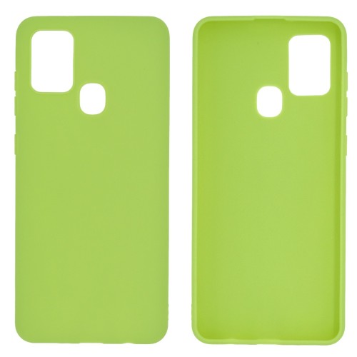 Oem Θήκη Σιλικόνης Matt Για Samsung Galaxy A21s Λαχανί Oem Θήκη Σιλικόνης Matt Για Samsung Galaxy A21s Λαχανί