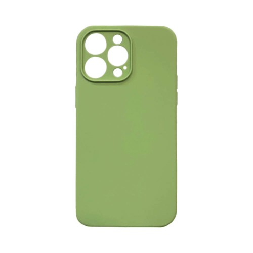 Θήκη Soft Back Cover Σιλικόνης για Apple iPhone 14 Max - Λαχανί