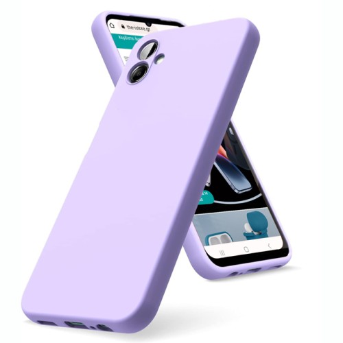 Back Cover Σιλικόνης Ανθεκτικό Μωβ (Samsung Galaxy A04e)