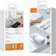 Ldnio A2313C Φορτιστής με Καλώδιο Lightning με Θύρα USB-A & USB-C 20W Power Delivery & Quick Charge 3.0 White Ldnio A2313C Φορτιστής με Καλώδιο Lightning με Θύρα USB-A & USB-C 20W Power Delivery & Quick Charge 3.0 White