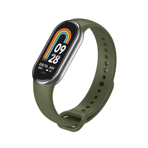 Λουράκι Σιλικόνης Πράσινο Λαδί (Mi Band 8)