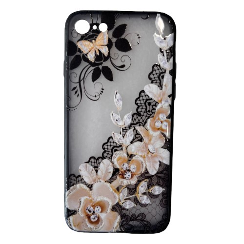 Back Cover με Σχέδια Flowers (iPhone 7/ 8/ SE 2020)