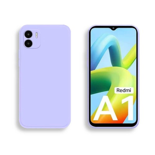 Back Cover Σιλικόνης Λιλά (Redmi A1/A2/2022)