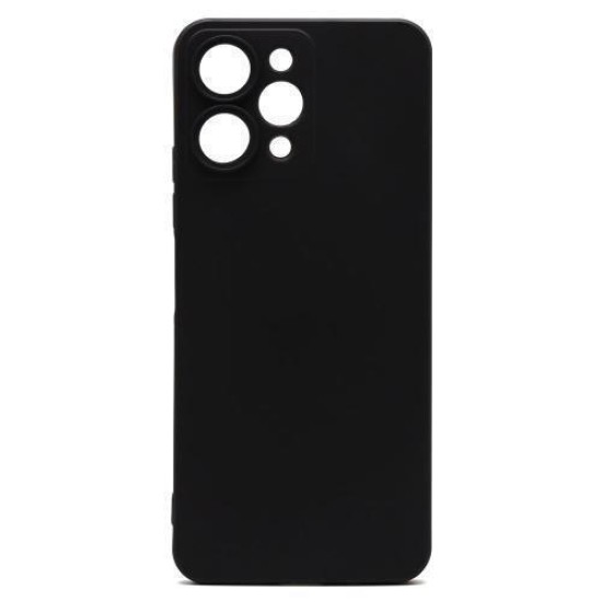  Back Cover Σιλικόνης Soft Touch Μαύρο (Xiaomi Redmi 12)