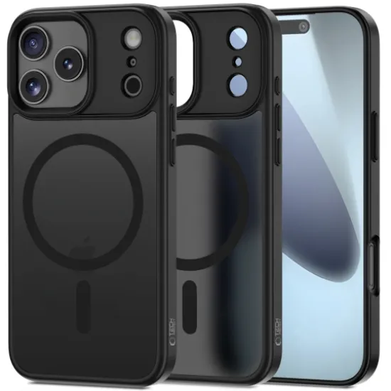 Θήκη iPhone 17 Pro Matte Magnetic Series συμβατό με MagSafe φορτιστή, Πλάτη αντικραδασμική από Premium TPU μαύρο + ΔΩΡΟ ΤΖΑΜΑΚΙ ΚΑΜΕΡΑΣ Θήκη iPhone 17 Pro Matte Magnetic Series συμβατό με MagSafe φορτιστή, Πλάτη αντικραδασμική από Premium TPU μαύρο + ΔΩΡΟ ΤΖΑΜΑΚΙ ΚΑΜΕΡΑΣ