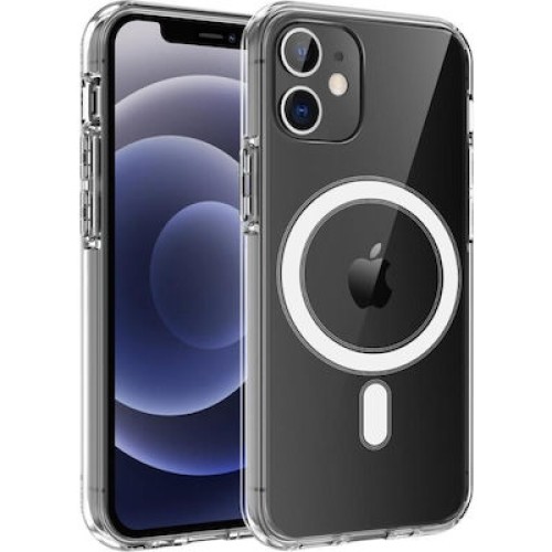 Θήκη iPhone 11 Magnetic (Magsafe) Back Cover Σιλικόνης (διάφανο) oem Θήκη iPhone 11 Magnetic (Magsafe) Back Cover Σιλικόνης (διάφανο) oem