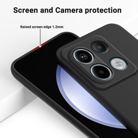  Back Cover Σιλικόνης Soft Touch Τιρκουάζ (Xiaomi Poco F6)
