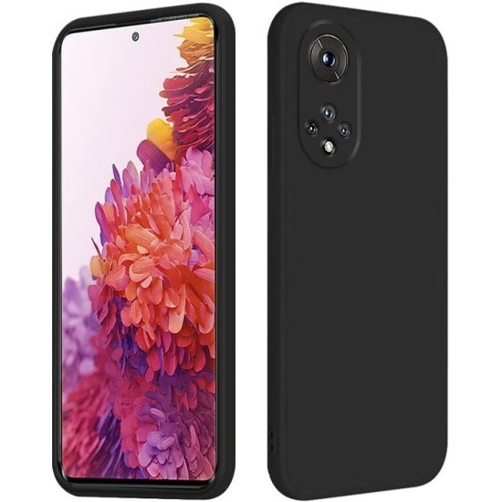 Θήκη σιλικόνης TPU mat για Honor 50 Pro - Μαύρο Θήκη σιλικόνης TPU mat για Honor 50 Pro - Μαύρο