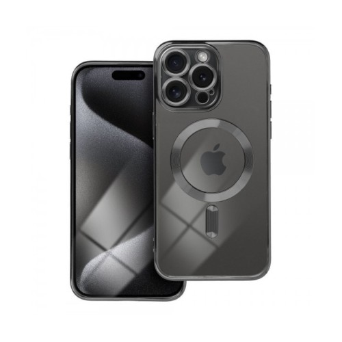 ELECTRO BACK COVER ΜΑΥΡΟ MAGNETIC CARD + ΔΩΡΟ ΤΖΑΜΑΚΙ ΚΑΜΕΡΑΣ (iPhone 15 Pro)
