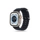 KLGO Silicone Μαύρο Λουράκι Apple Watch 42/44/45/49mm