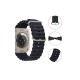 KLGO Silicone Μαύρο Λουράκι Apple Watch 42/44/45/49mm