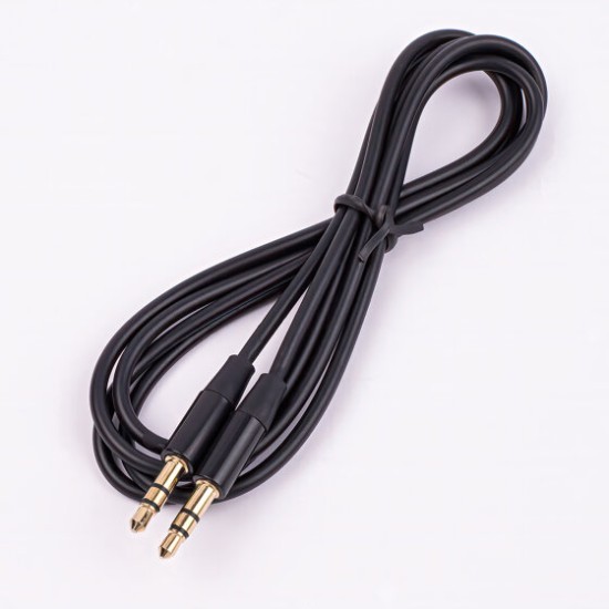 Maxlife καλώδιο ήχου jack 3.5 mm - jack 3.5 mm 1m μαύρο Maxlife καλώδιο ήχου jack 3.5 mm - jack 3.5 mm 1m μαύρο