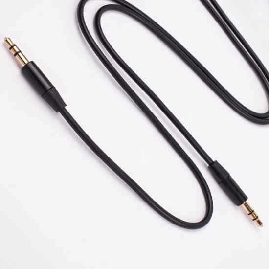 Maxlife καλώδιο ήχου jack 3.5 mm - jack 3.5 mm 1m μαύρο Maxlife καλώδιο ήχου jack 3.5 mm - jack 3.5 mm 1m μαύρο