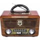 Φορητό Retro Επαναφορτιζόμενο Ραδιόφωνο Meier M-115BT